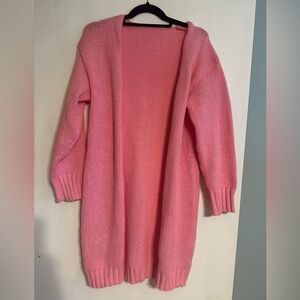 Pink cardigan